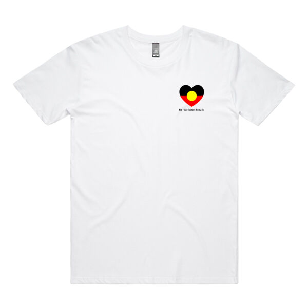 Mob + Ally Friendly Message Tee - White Thumbnail