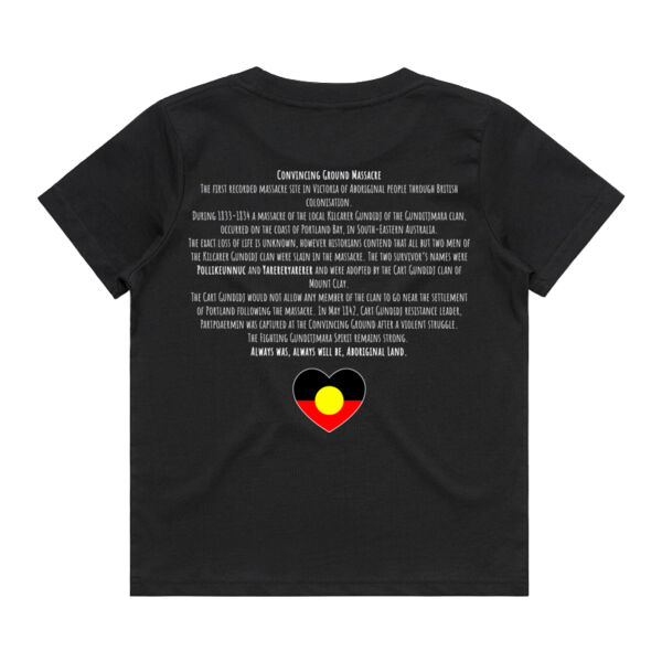 Mob + Ally Friendly Message Tee - Black Kids Tee Thumbnail