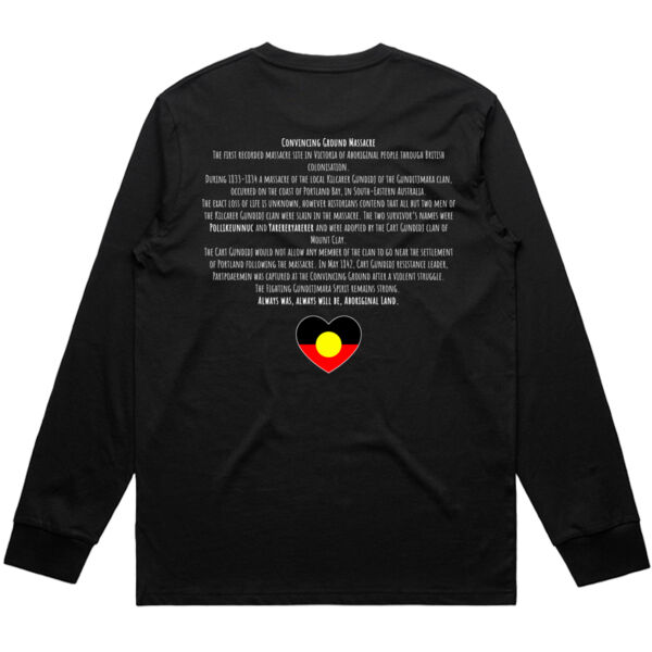 Mob + Ally Friendly Message Tee - Black Long Sleeve Thumbnail
