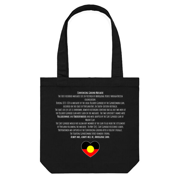 Mob + Ally Friendly Message Tote - Black Thumbnail
